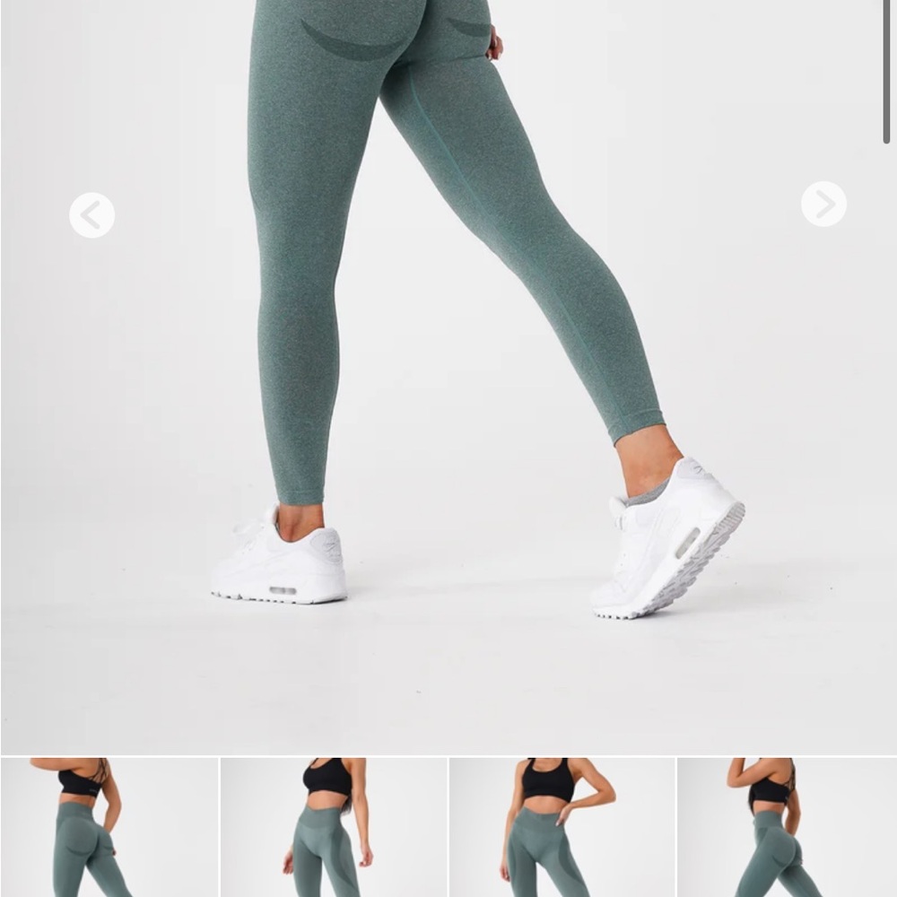 Green High-Waisted Leggings